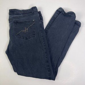 Marithe Francois Girbaud Jeans Black Mens Size 38